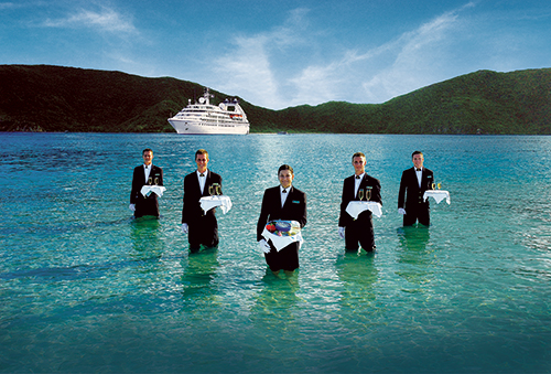 Caviar in the surf Seabourn