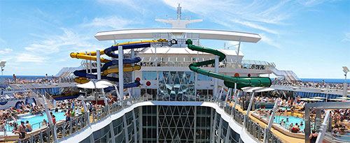 Harmony of the Seas Waterslides