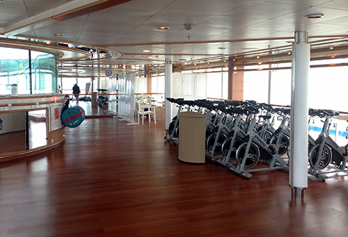Fitness Centre onboard Dawn Princess