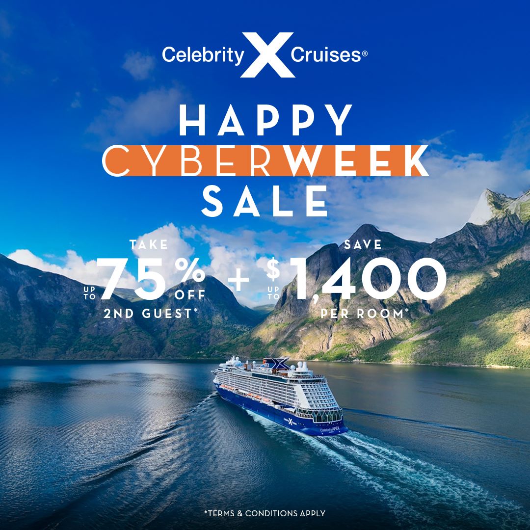 Celebrity Cruises Cyber Week Sale