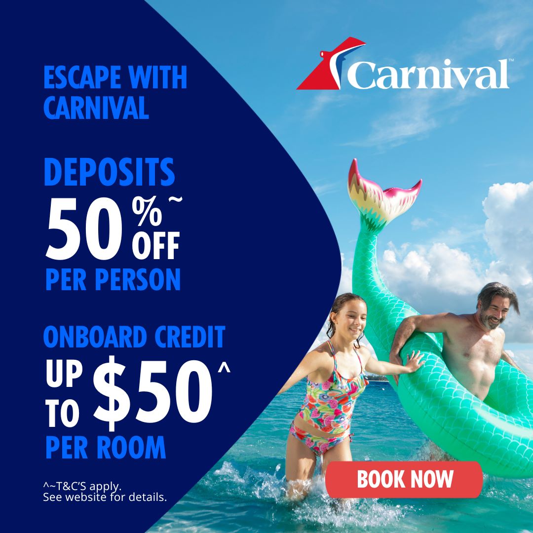 Carnival Cruises Escape with Carnival Sale