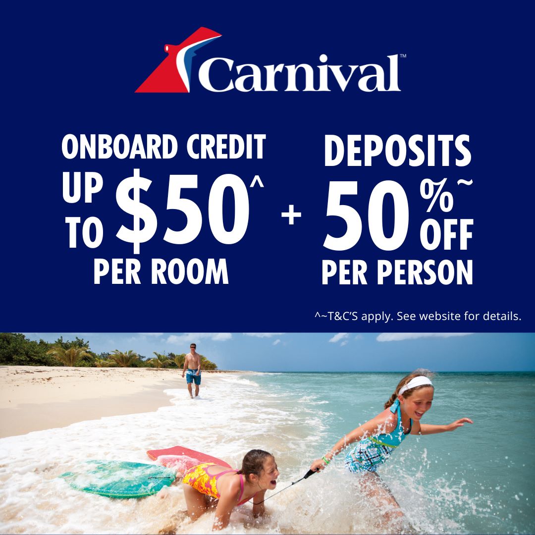 Carnival Cruises Chase the Fun Sale