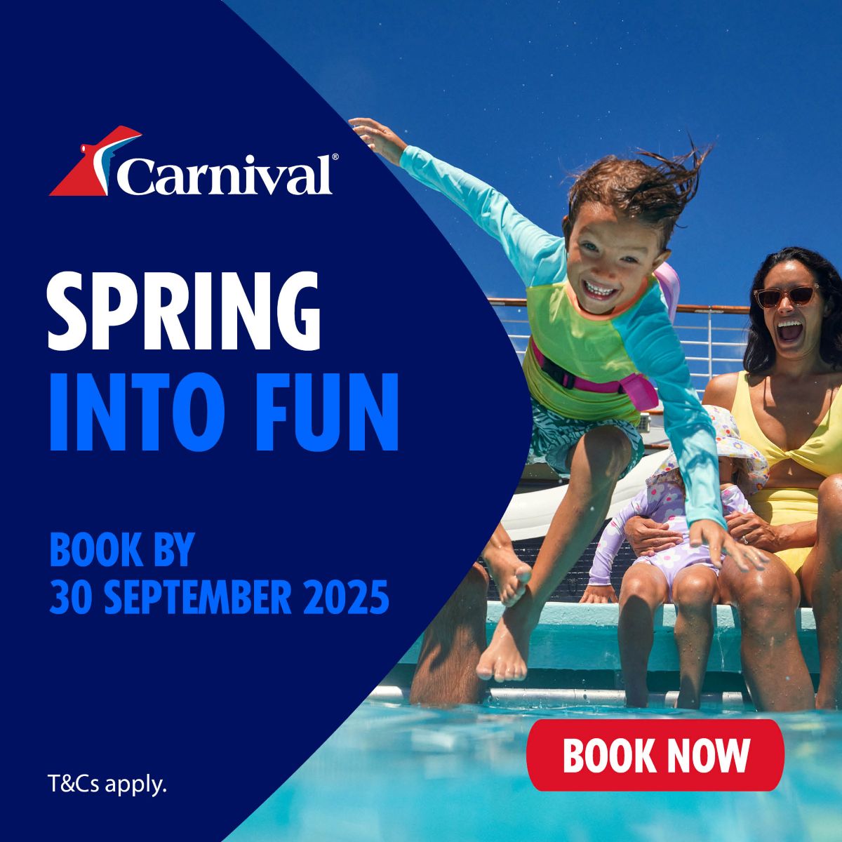 Carnival Cruises Spring Into Fun Sale