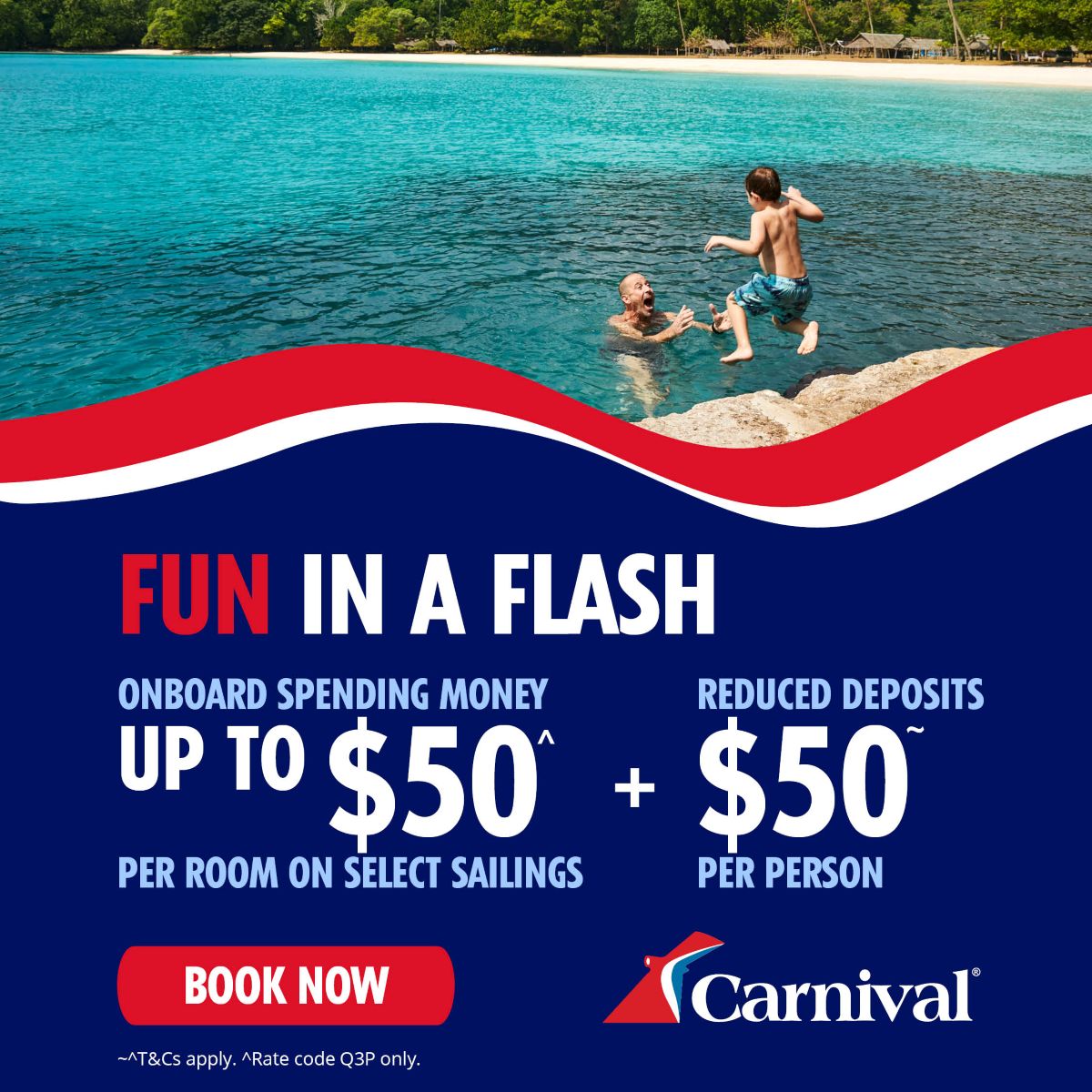 Carnival Cruises Fun in a Flash