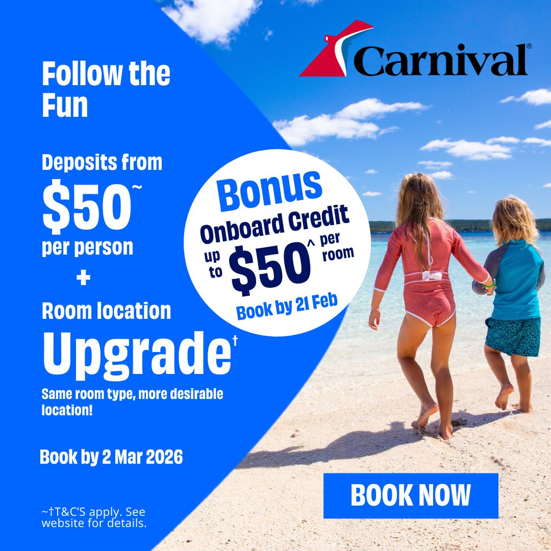 Carnival Cruises Follow the Fun Sale