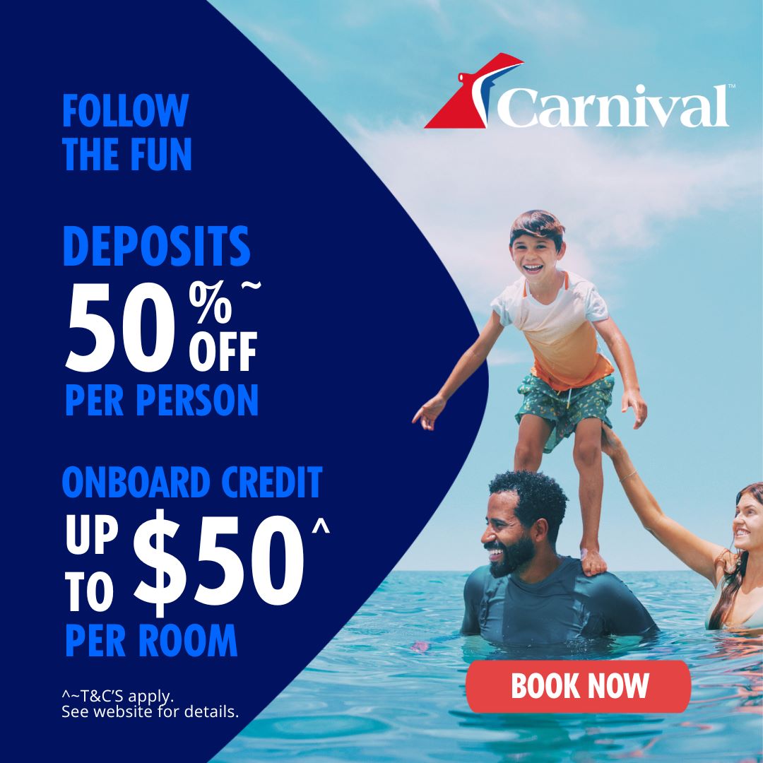 Carnival Cruises Follow the Fun Sale