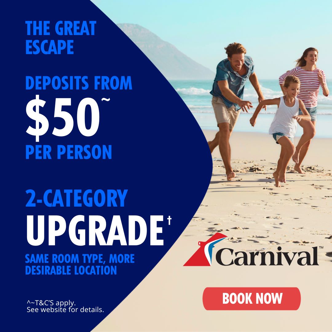Carnival Cruises Great Escape Sale