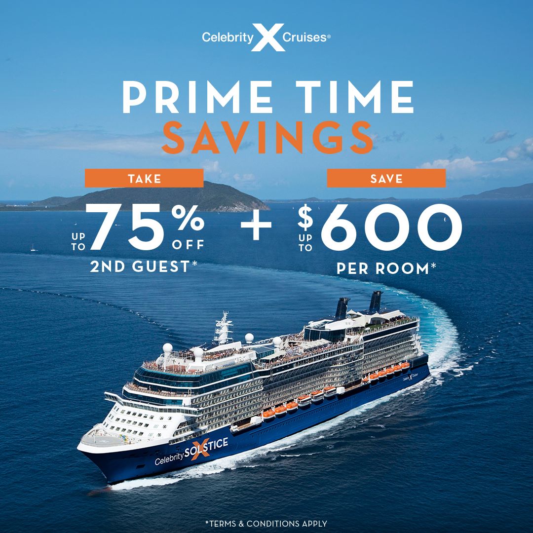 Celebrity Cruises Prime Time Savings