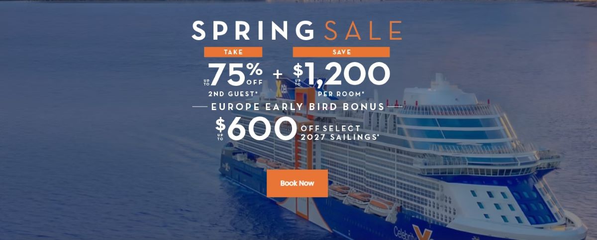 Celebrity Cruises Spring Sale