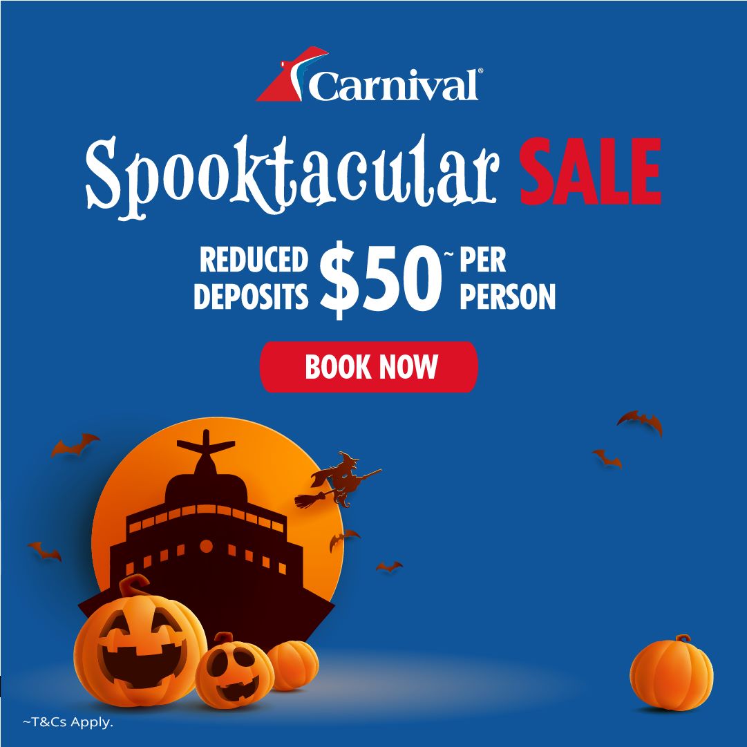 Carnival Cruises Spooktacular Sale