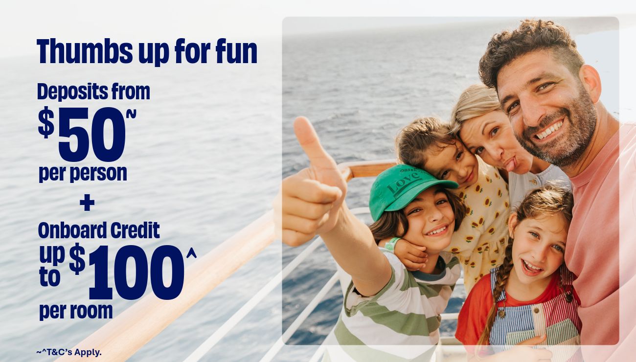 Carnival Cruises Thumbs Up for Fun Sale