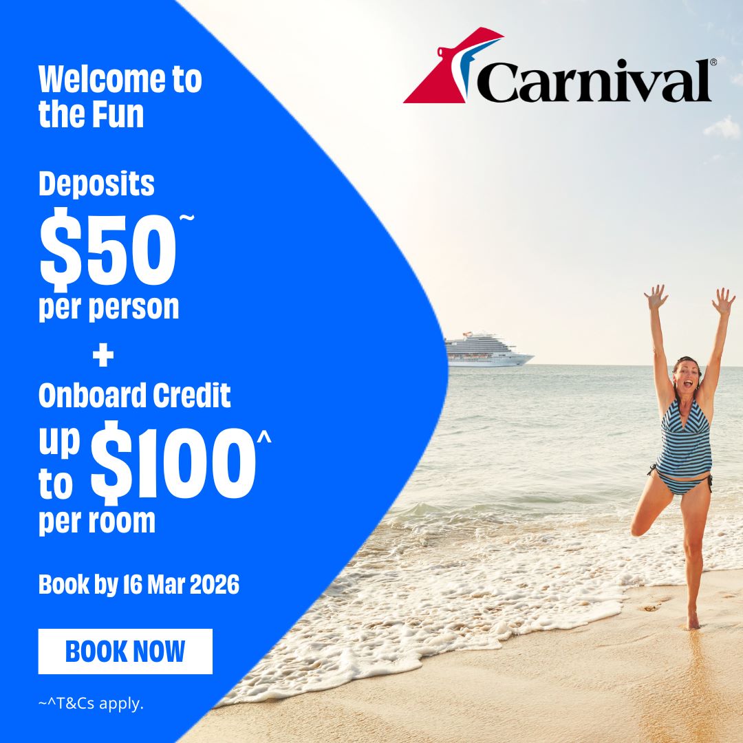 Carnival Cruises Welcome to Fun Sale