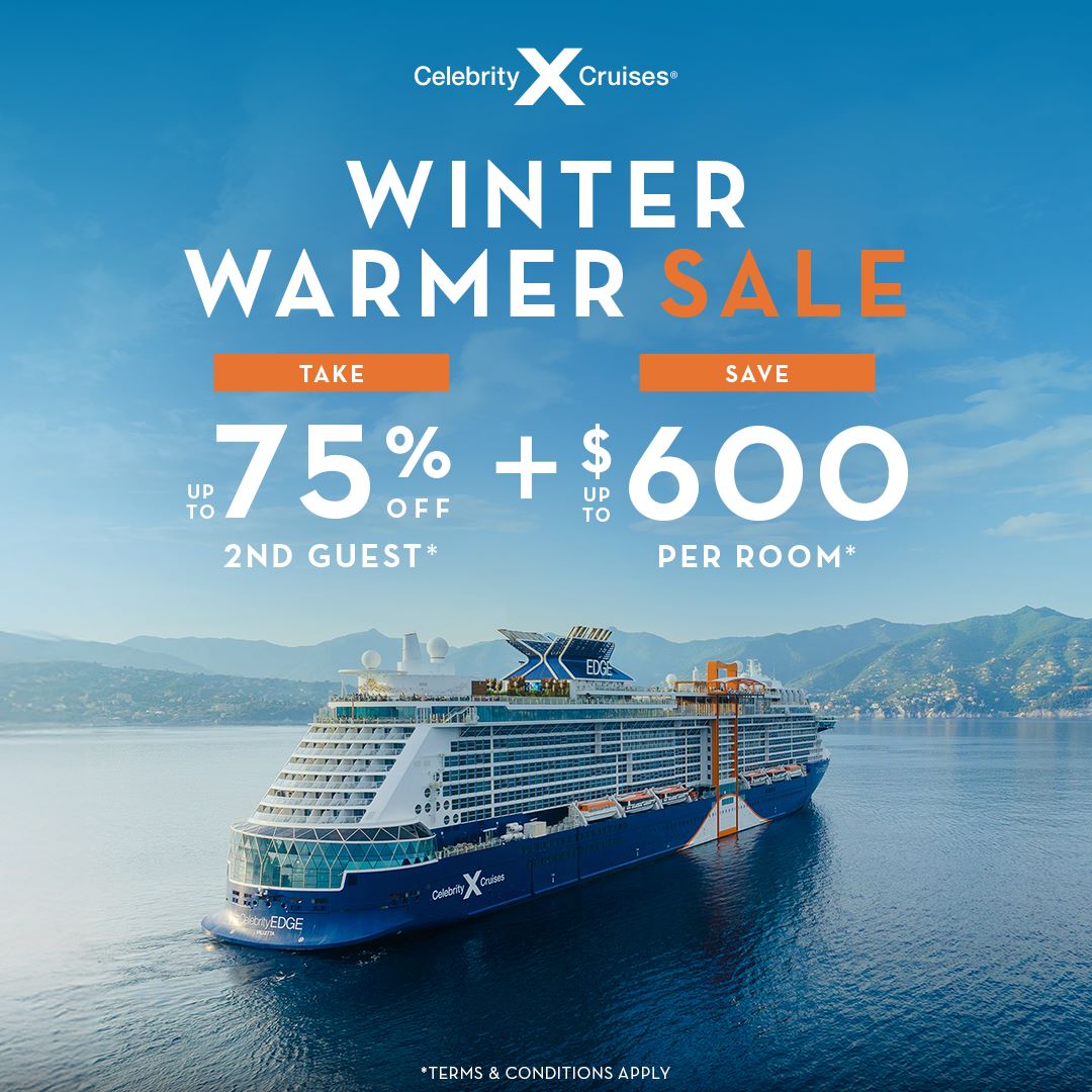 Celebrity Cruise Winter Warm Sale