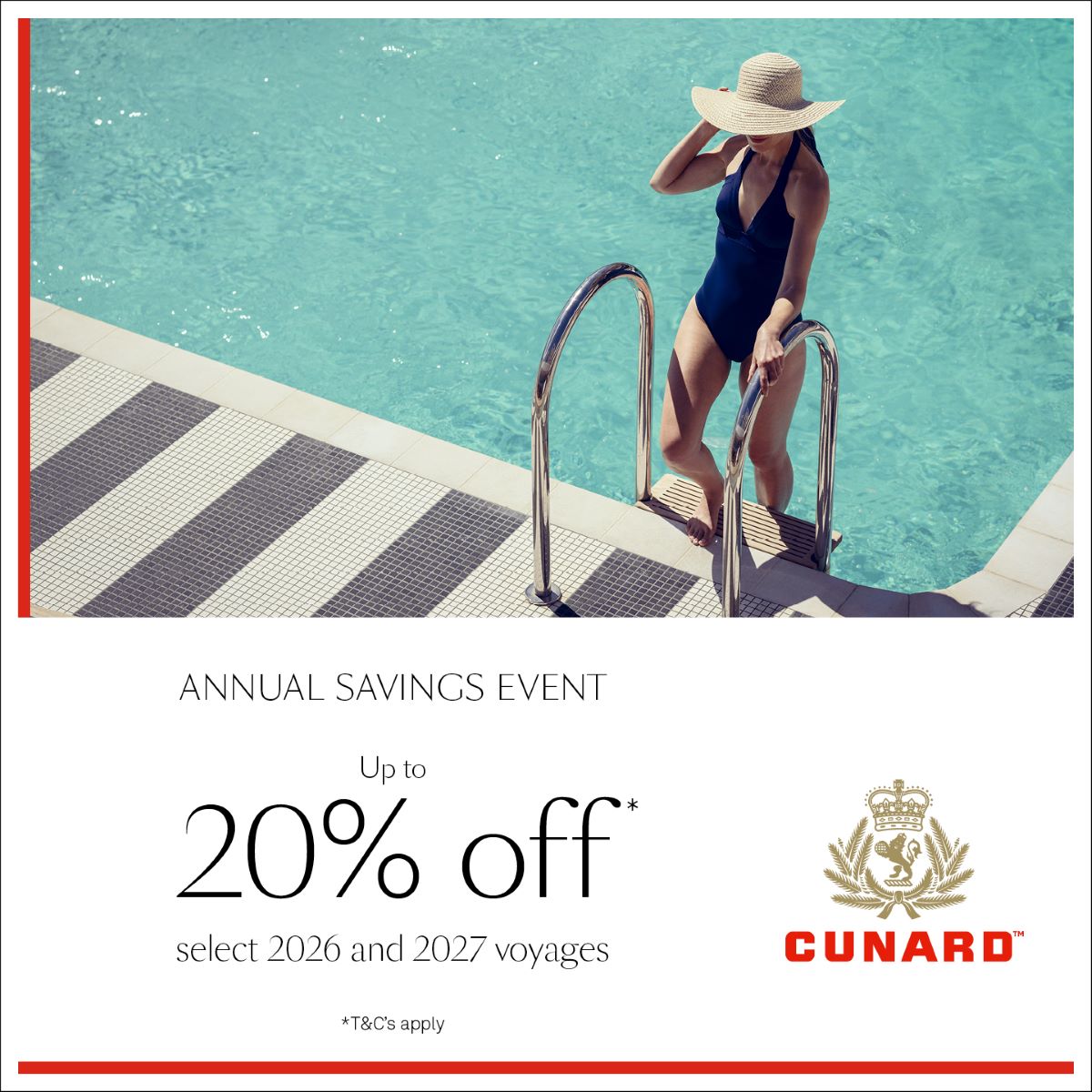 Cunard Cruises Annual Savings Event