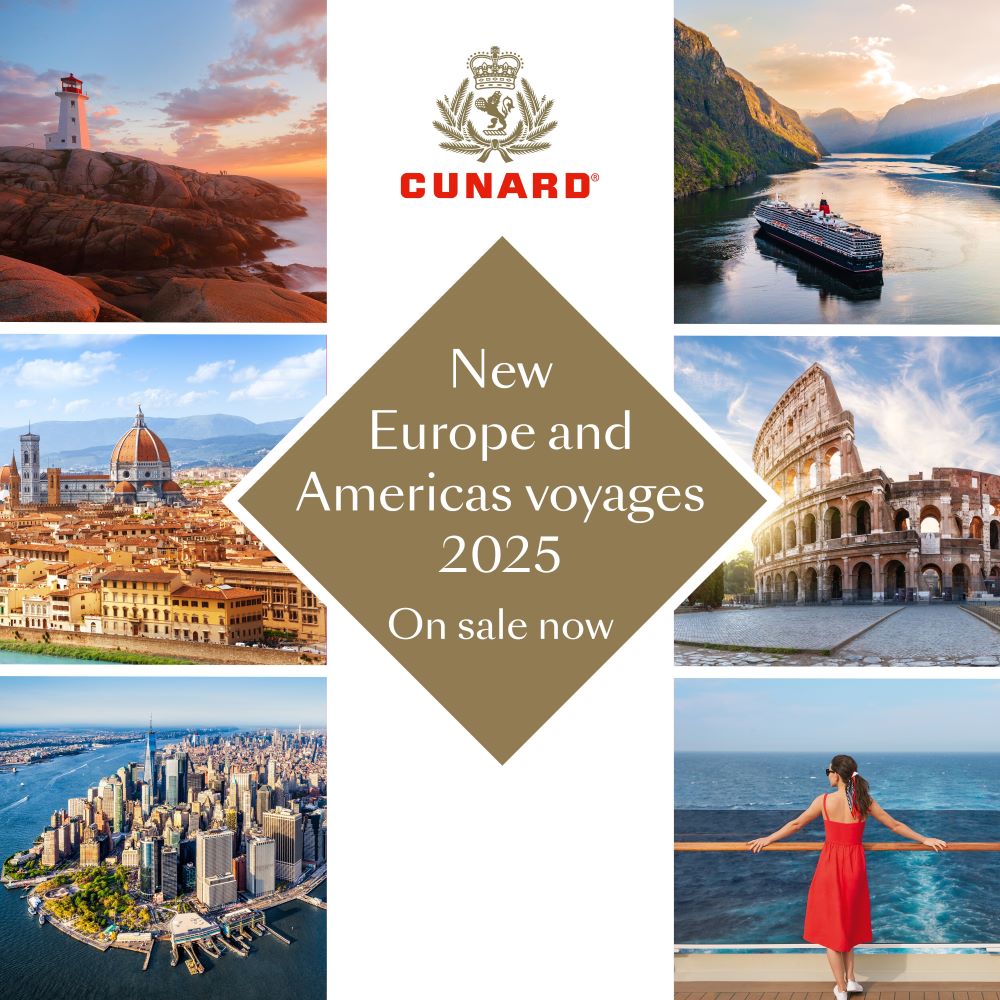 Cunard 2025 Europe & Americas Programme Release