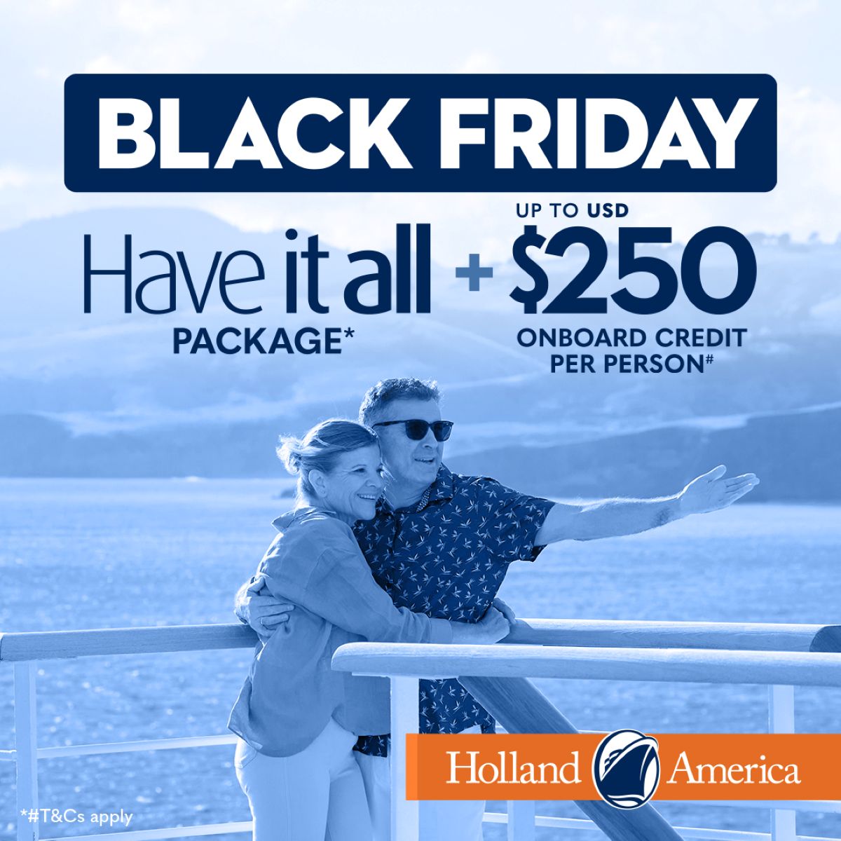 Holland America Black Friday Sale