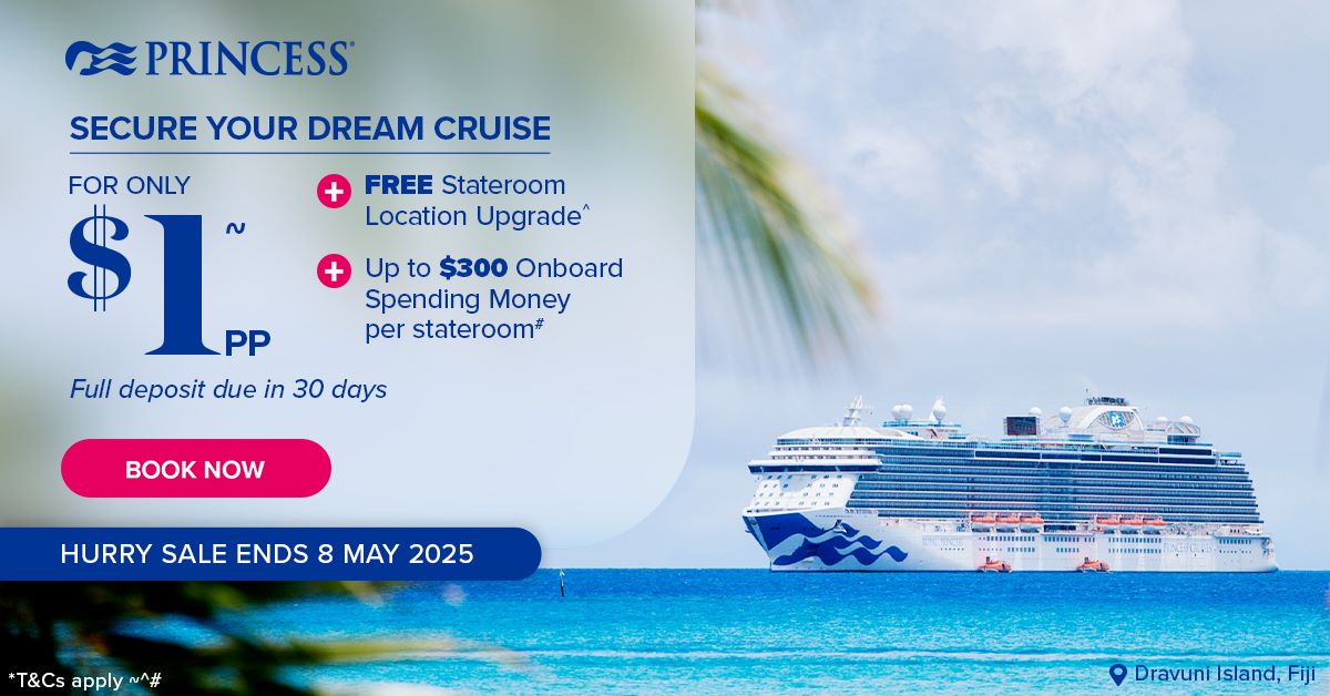Princess Cruises Secure Your Dream Sale