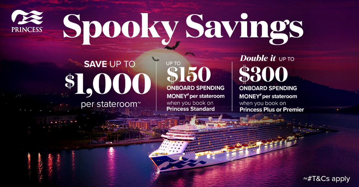 Princess Cruises Spooky Savings Sale