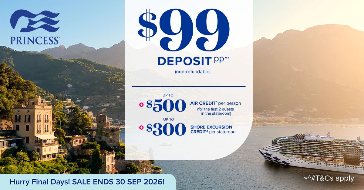 Princess Cruises Final Days Boost