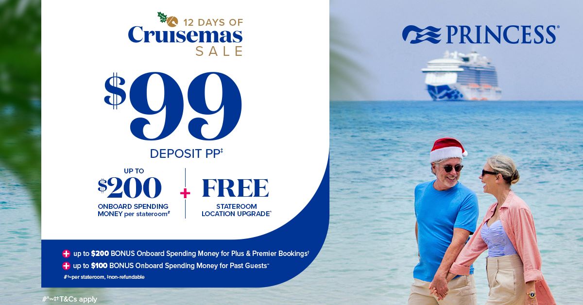 Princess Cruises Cruisemas Sale