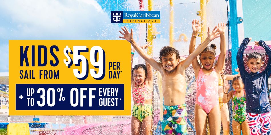 Royal Caribbean Kids from $59/Day!