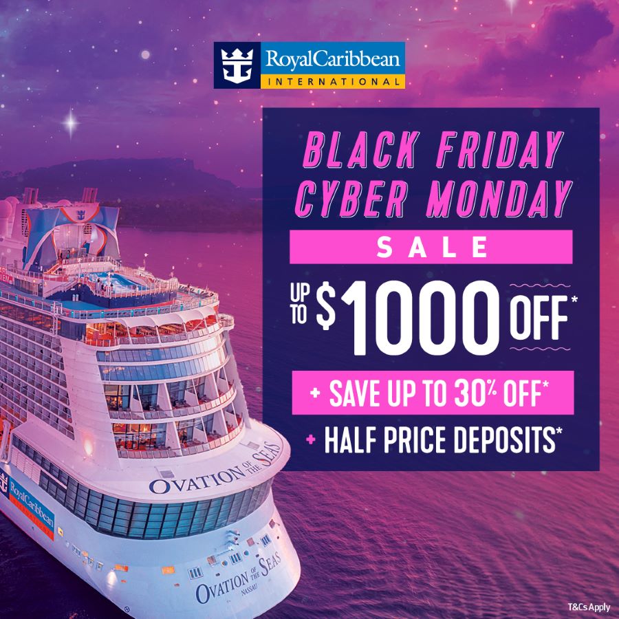 Royal Caribbean Black Friday / Cyber Monday!