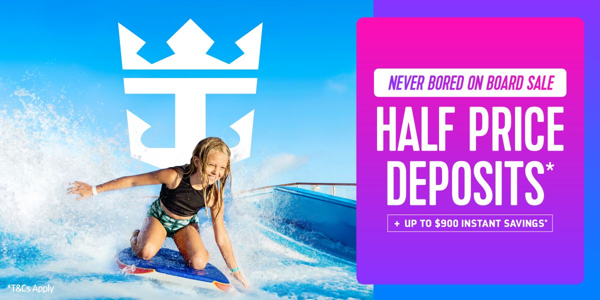 Royal Caribbean Never Bored on Board Sale
