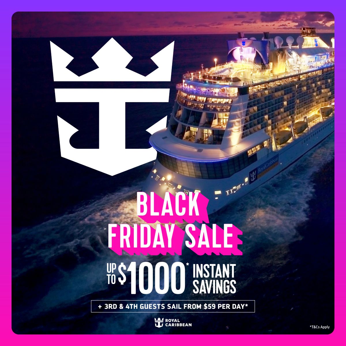 Royal Caribbean Black Friday Sale
