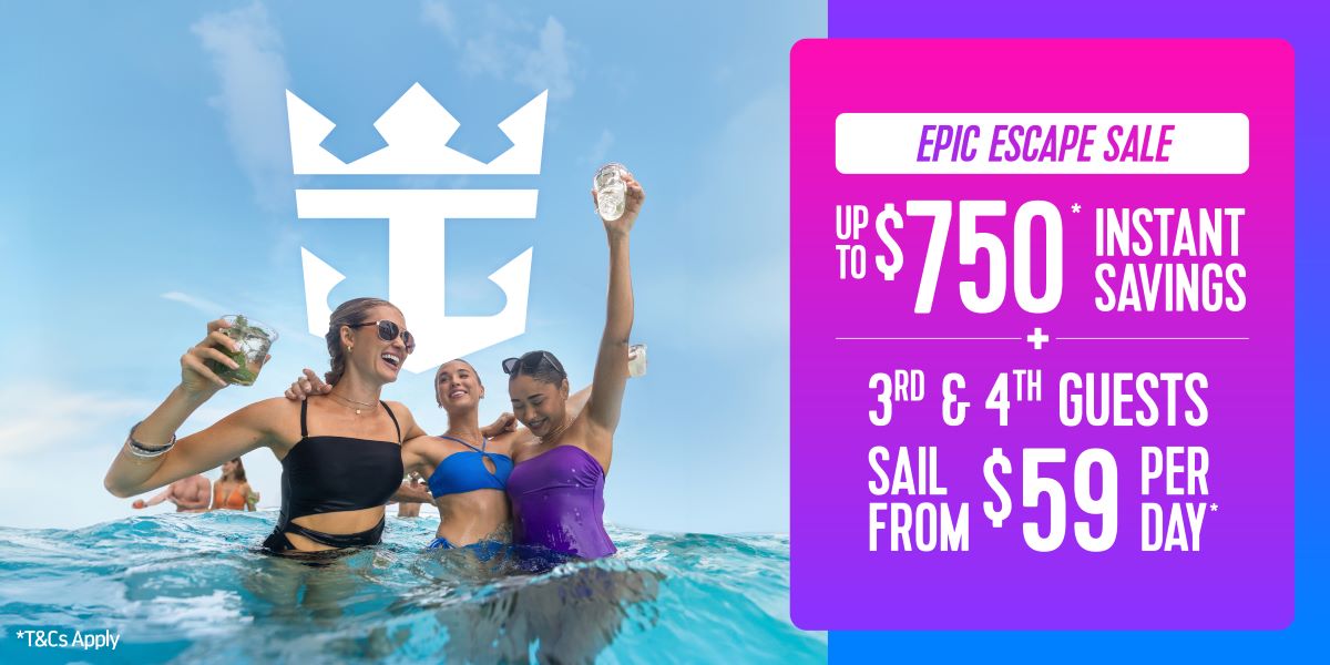 Royal Caribbean Epic Escape Flash Sale