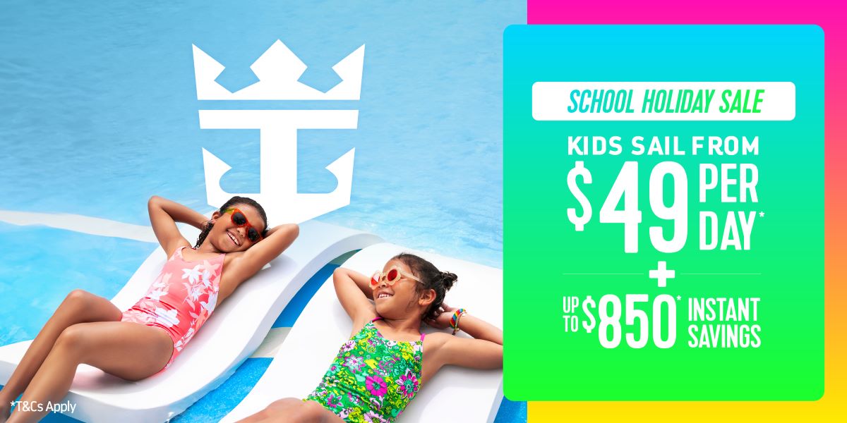 Royal Caribbean School Holiday Sale