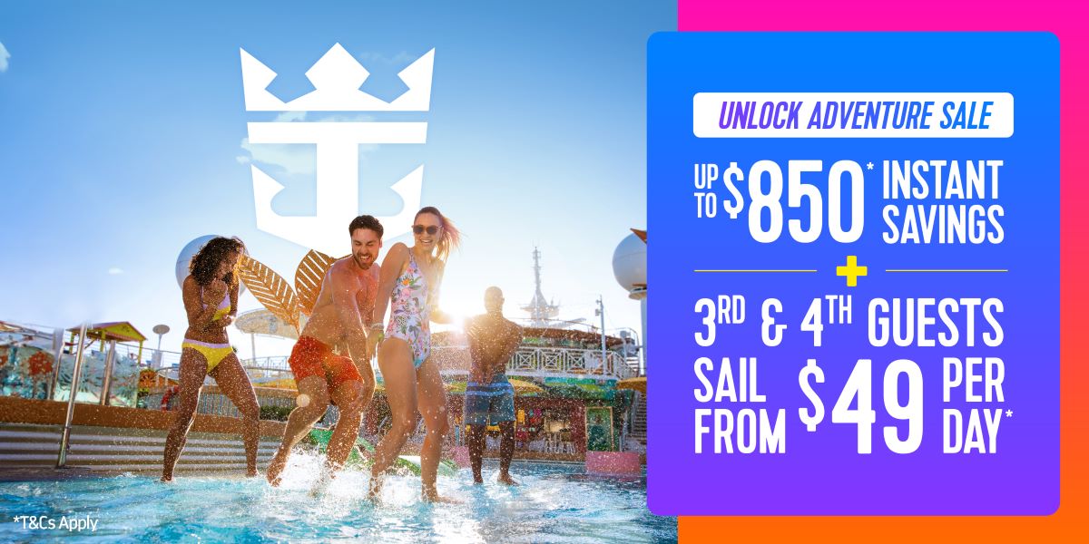 Royal Caribbean Unlock Adventure Sale