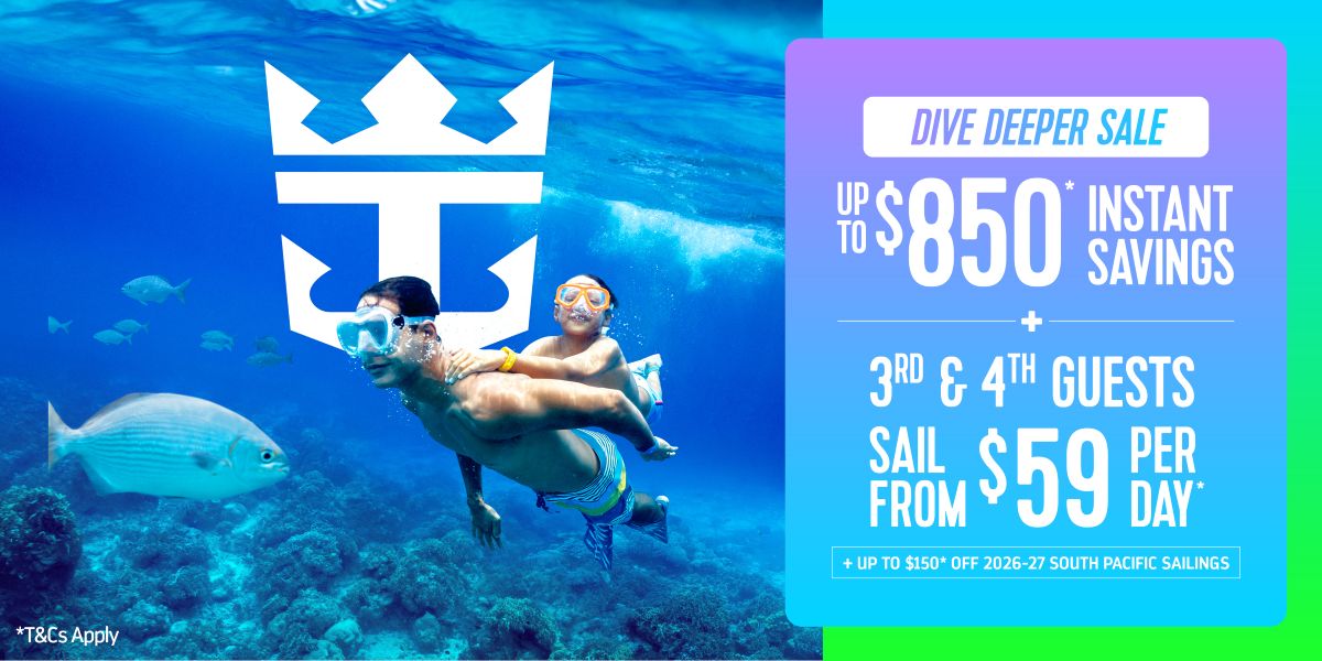 Royal Caribbean Deeper Dive Sale