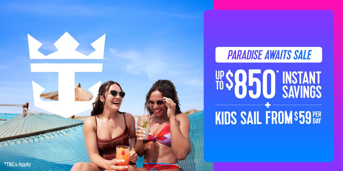 Royal Caribbean Paradise Awaits Sale